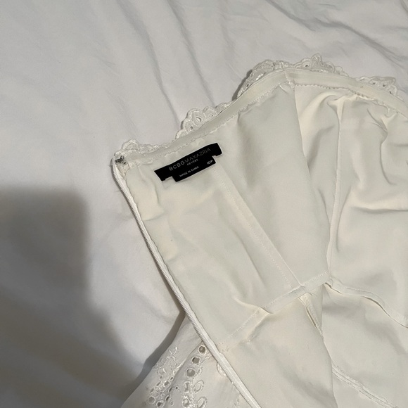 BCBG MAXAZRIA White Eyelet Strapless Dress
Petite - Picture 5 of 9